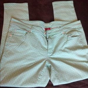 Merona Skinny Jeans Mint Green